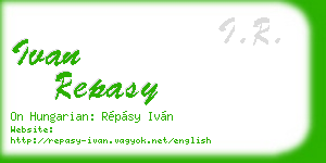 ivan repasy business card